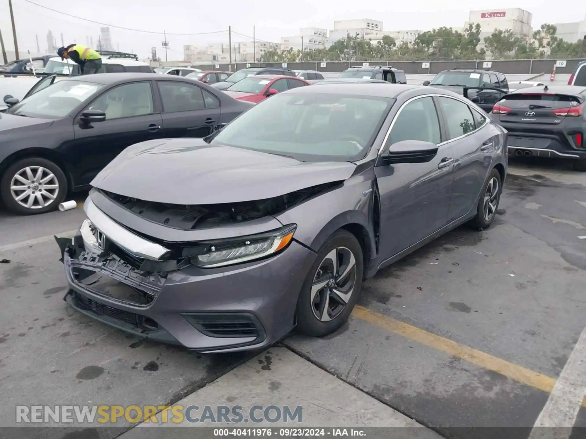 2 Photograph of a damaged car 19XZE4F52ME006723 HONDA INSIGHT 2021