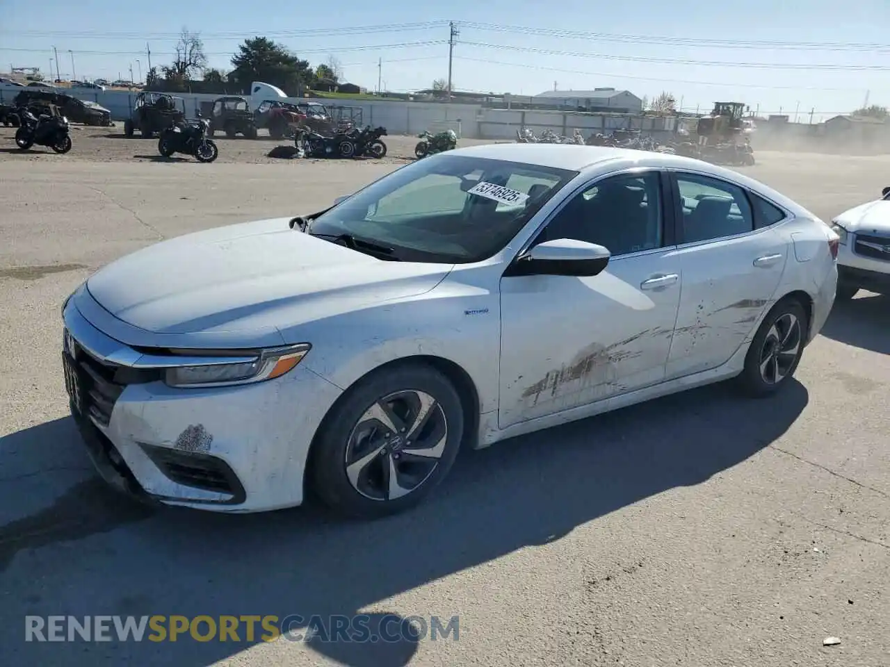 1 Photograph of a damaged car 19XZE4F53ME005256 HONDA INSIGHT 2021