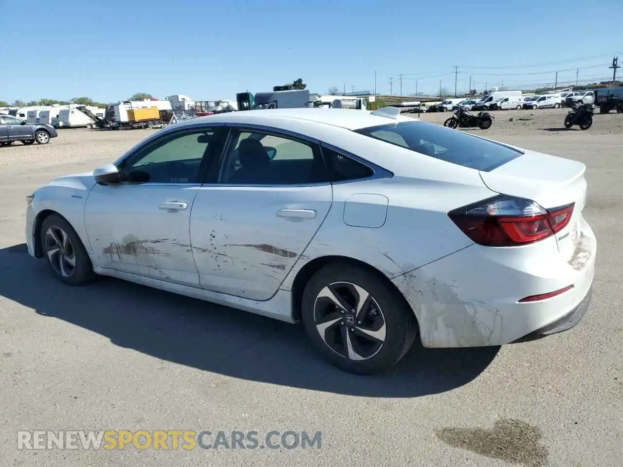 2 Photograph of a damaged car 19XZE4F53ME005256 HONDA INSIGHT 2021