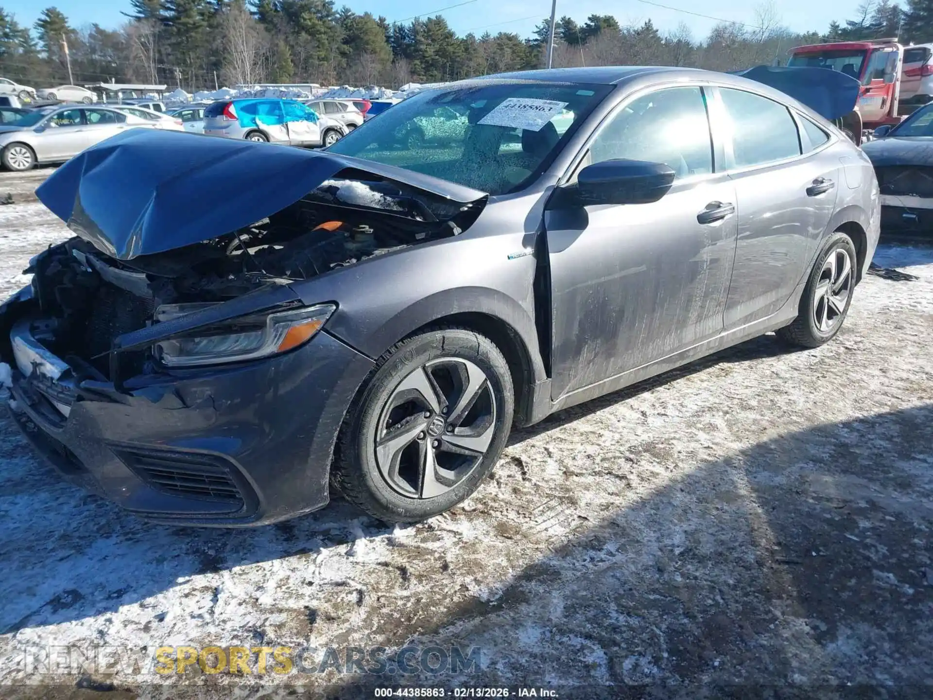 2 Photograph of a damaged car 19XZE4F53ME010666 HONDA INSIGHT 2021