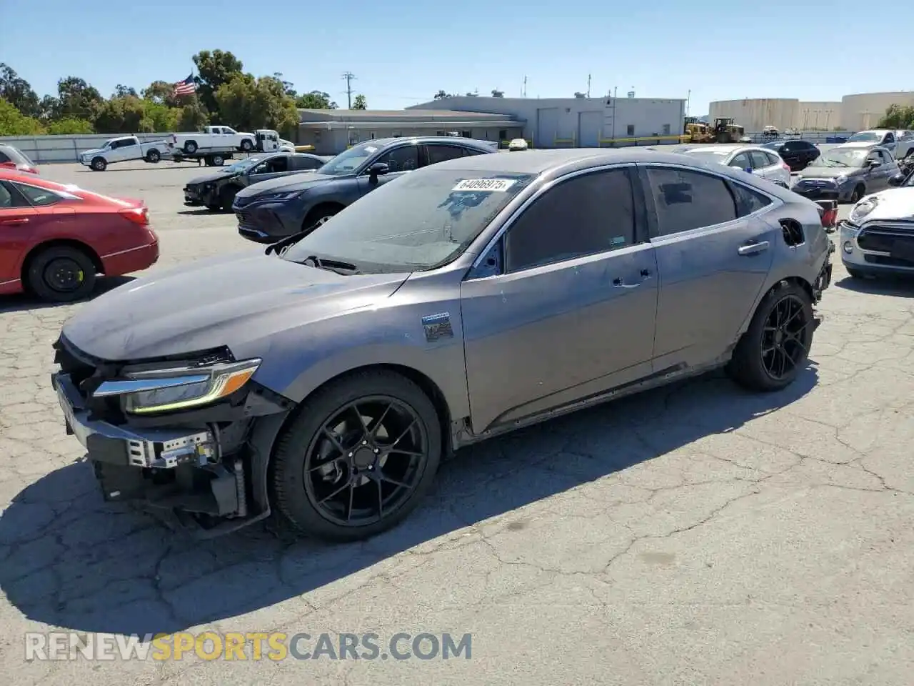 1 Photograph of a damaged car 19XZE4F53ME011218 HONDA INSIGHT 2021
