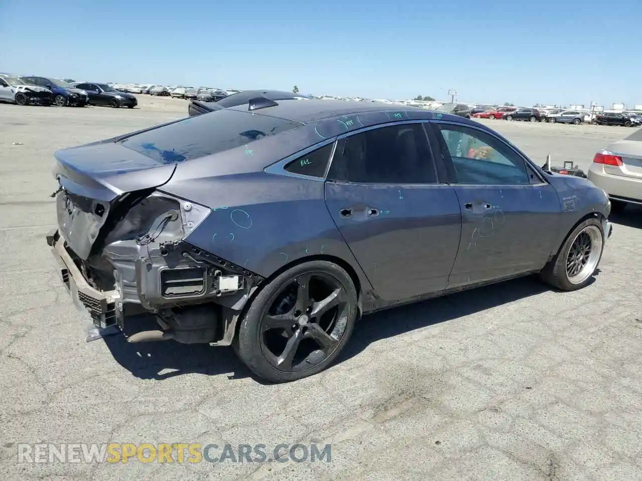 3 Photograph of a damaged car 19XZE4F53ME011218 HONDA INSIGHT 2021