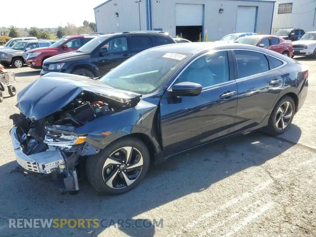 1 Photograph of a damaged car 19XZE4F54ME003676 HONDA INSIGHT 2021