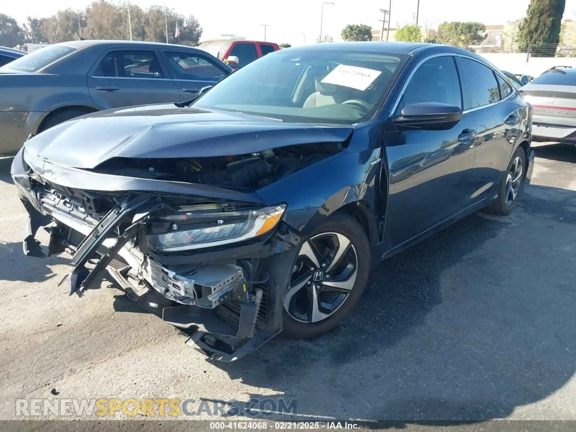 2 Photograph of a damaged car 19XZE4F55ME002262 HONDA INSIGHT 2021