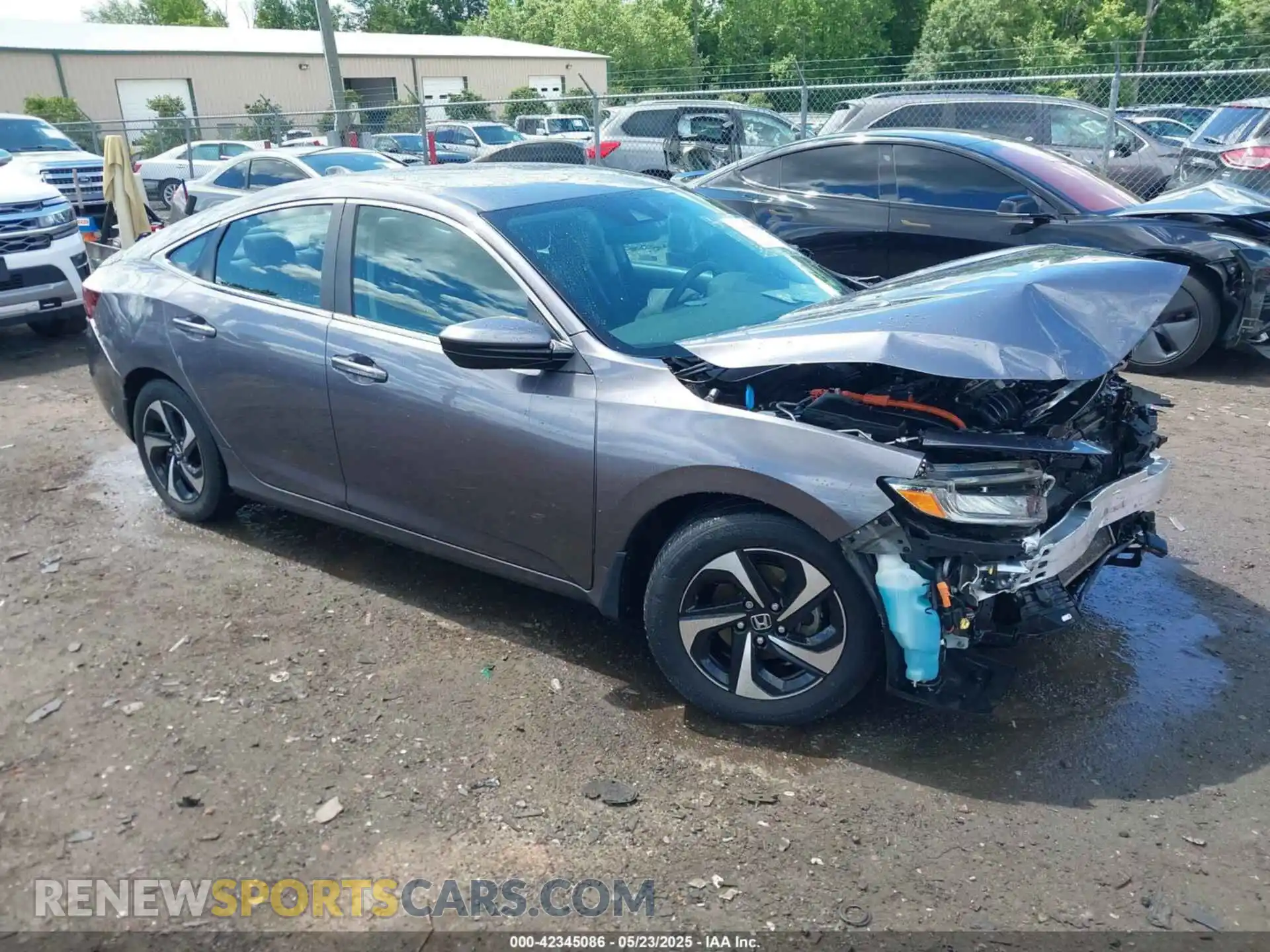 1 Photograph of a damaged car 19XZE4F55ME005131 HONDA INSIGHT 2021