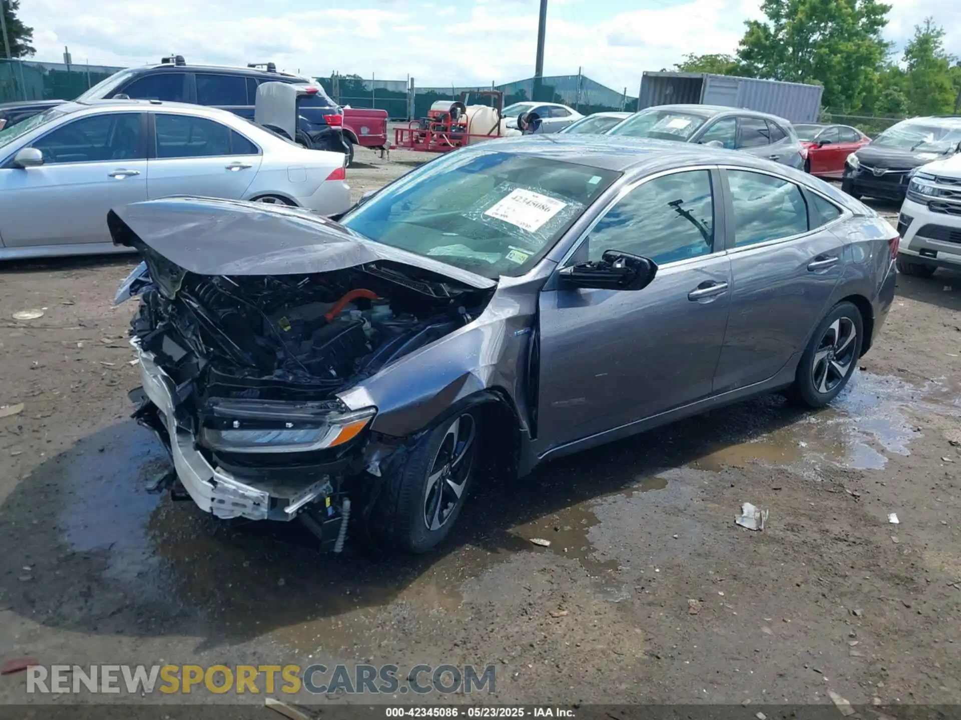 2 Photograph of a damaged car 19XZE4F55ME005131 HONDA INSIGHT 2021