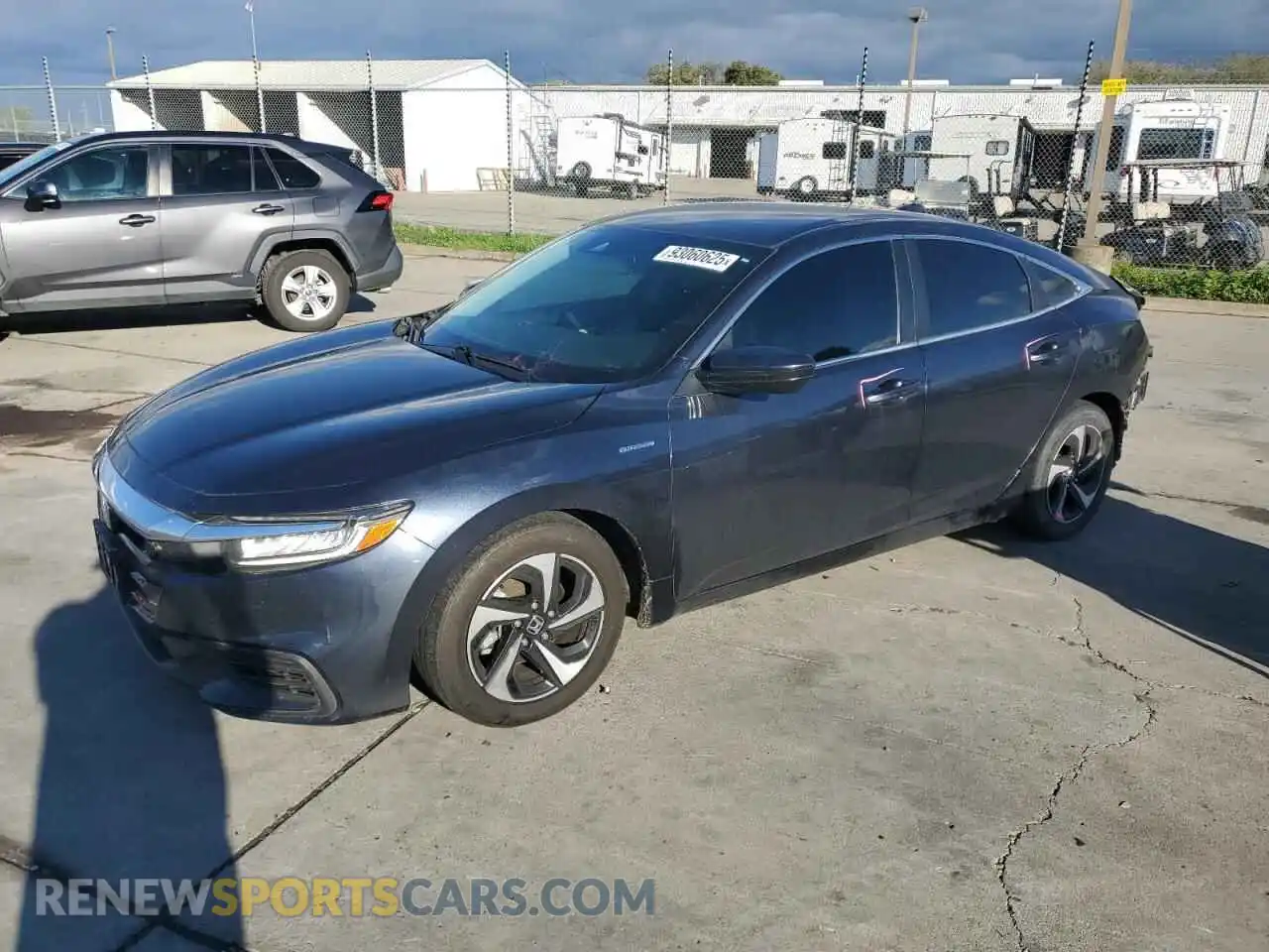 1 Photograph of a damaged car 19XZE4F55ME008045 HONDA INSIGHT 2021