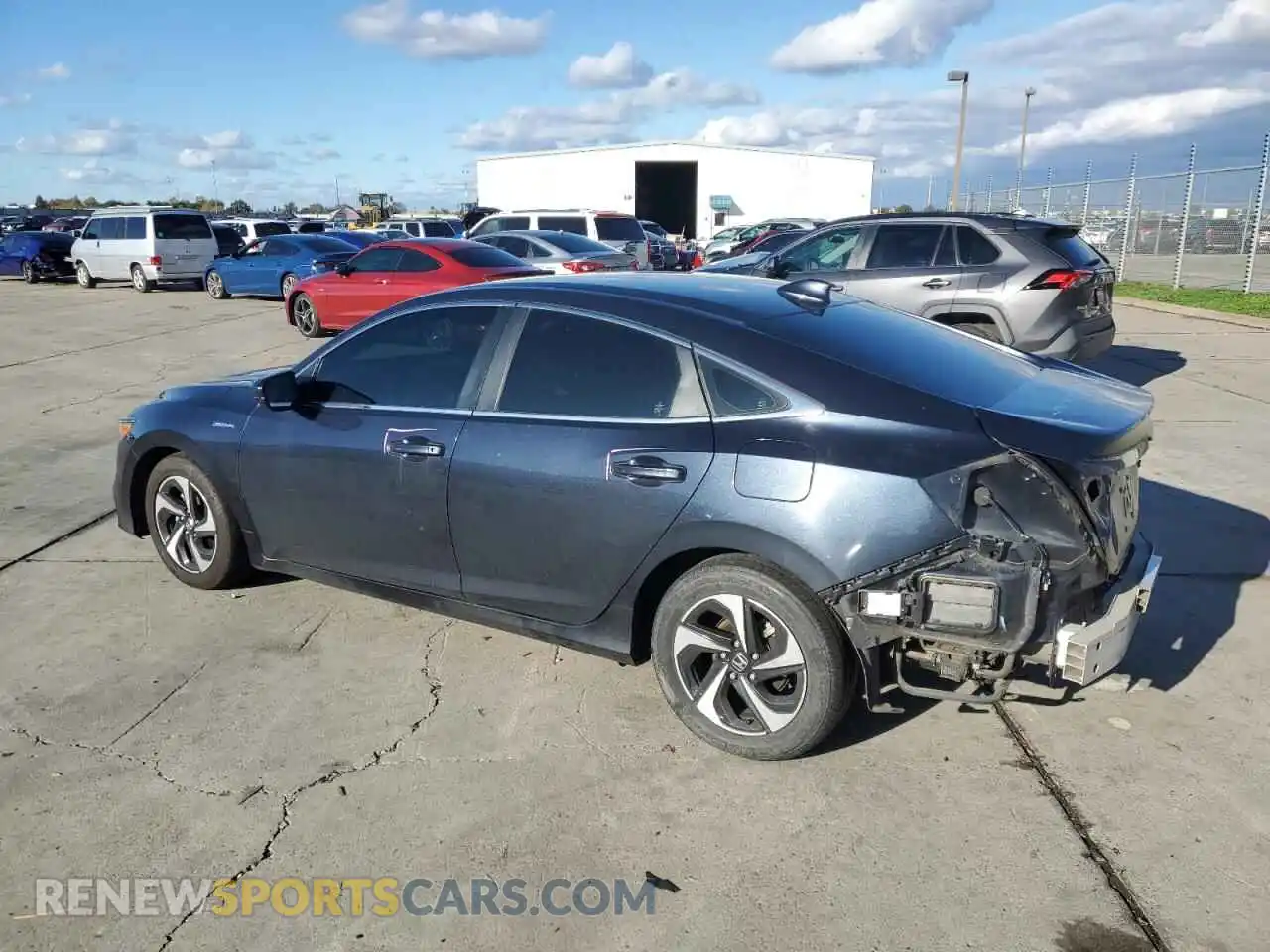 2 Photograph of a damaged car 19XZE4F55ME008045 HONDA INSIGHT 2021