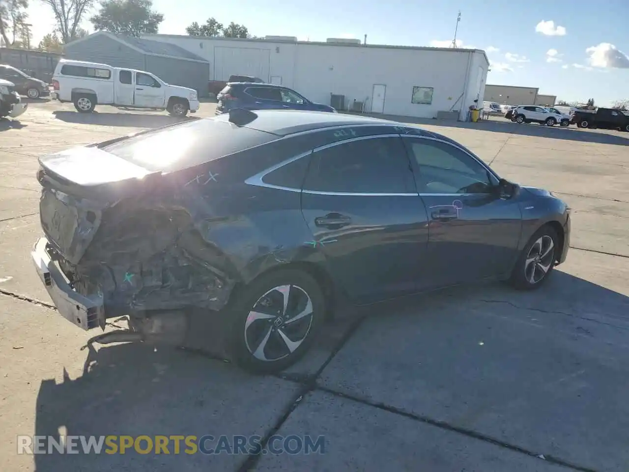 3 Photograph of a damaged car 19XZE4F55ME008045 HONDA INSIGHT 2021