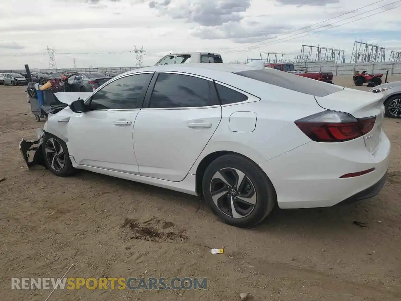 2 Photograph of a damaged car 19XZE4F55ME008921 HONDA INSIGHT 2021
