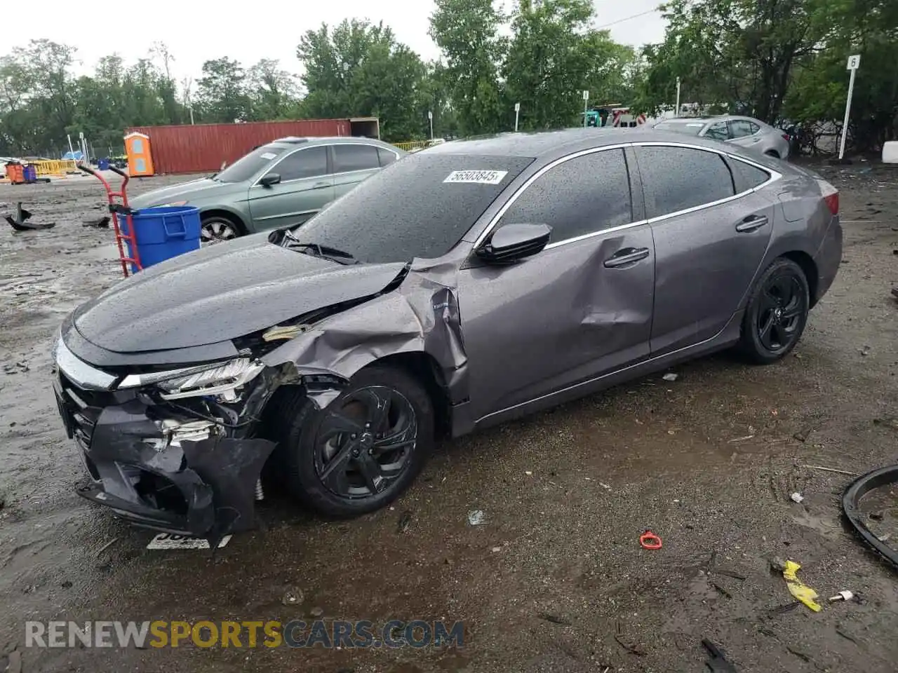 1 Photograph of a damaged car 19XZE4F55ME010426 HONDA INSIGHT 2021