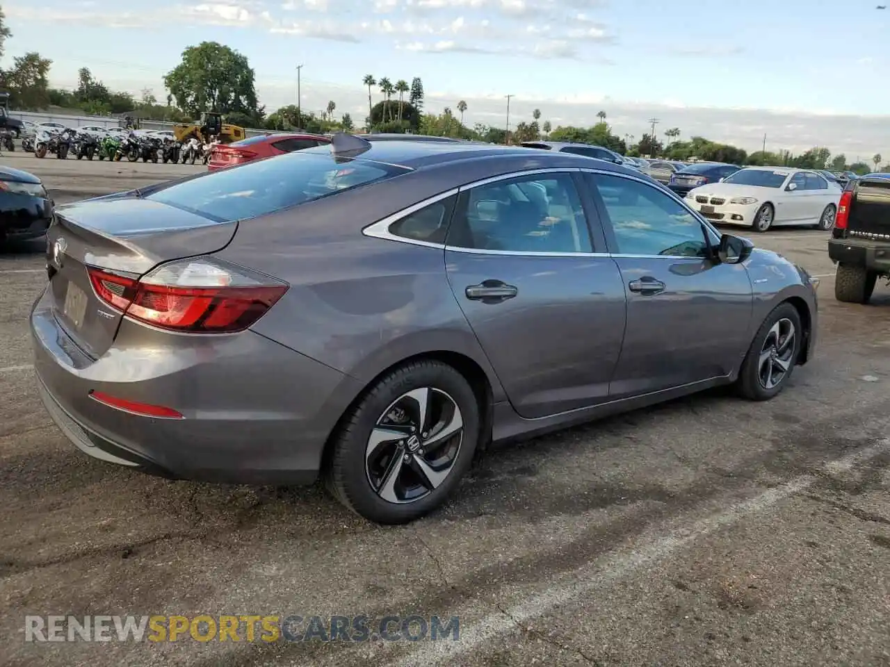 3 Photograph of a damaged car 19XZE4F56ME001122 HONDA INSIGHT 2021