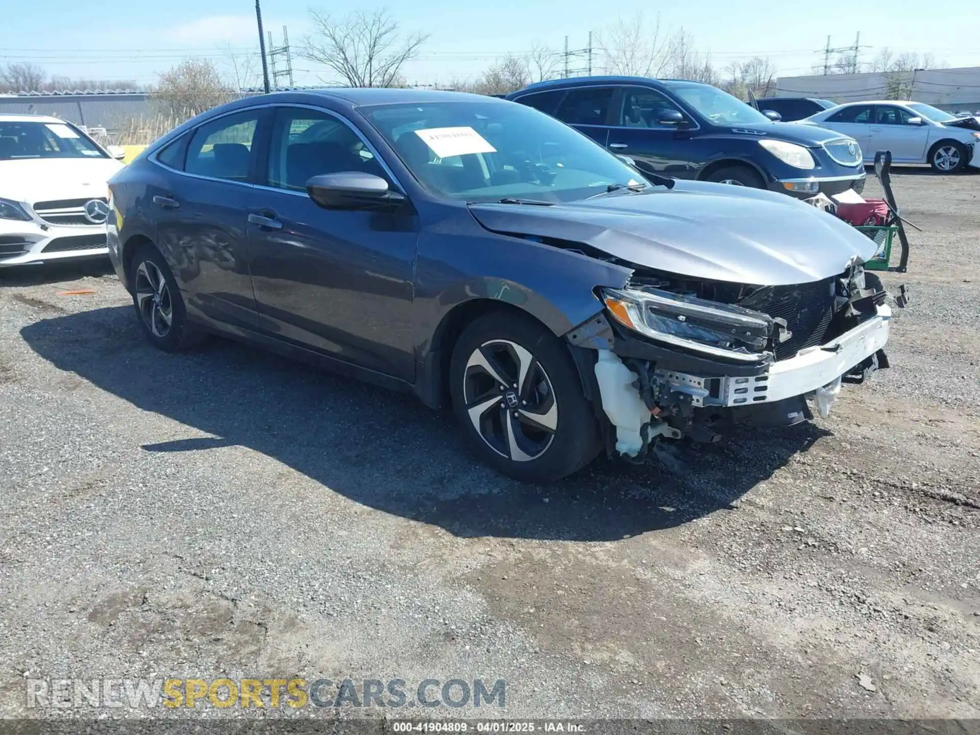 1 Photograph of a damaged car 19XZE4F56ME006109 HONDA INSIGHT 2021