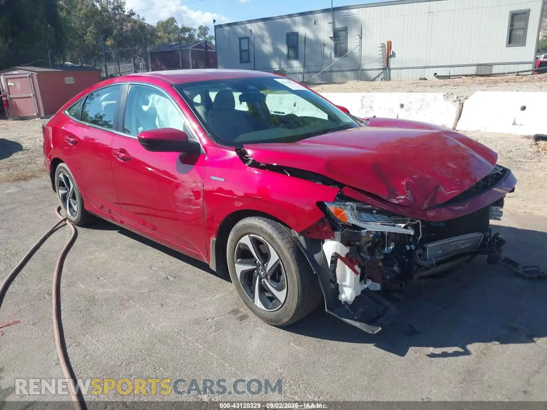 1 Photograph of a damaged car 19XZE4F56ME006790 HONDA INSIGHT 2021