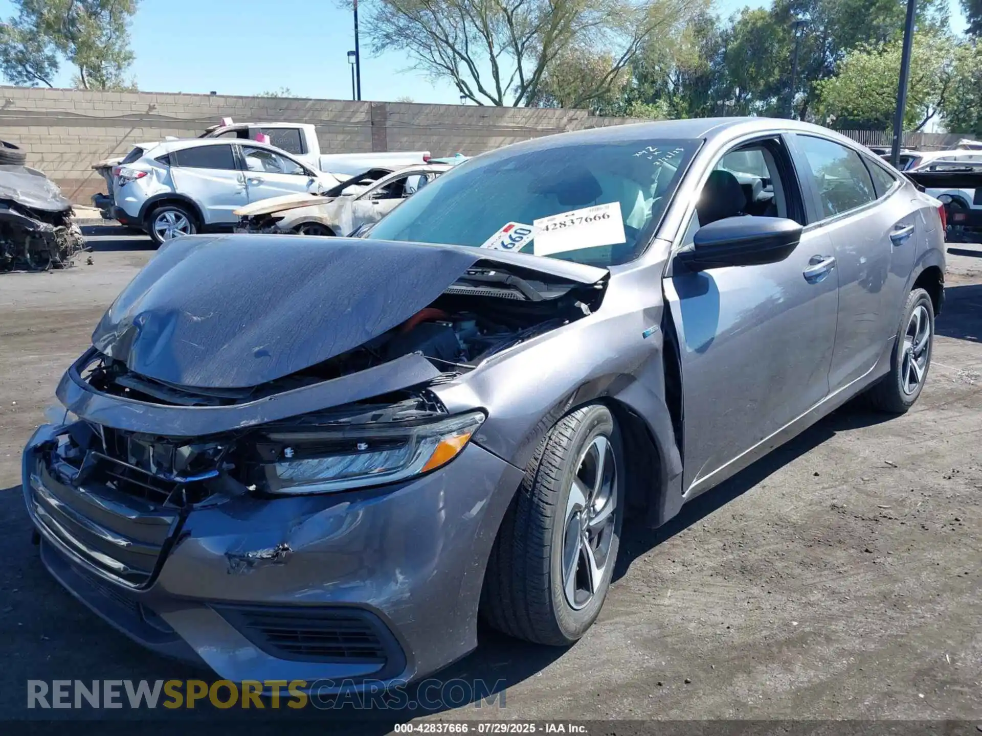 2 Photograph of a damaged car 19XZE4F56ME011567 HONDA INSIGHT 2021
