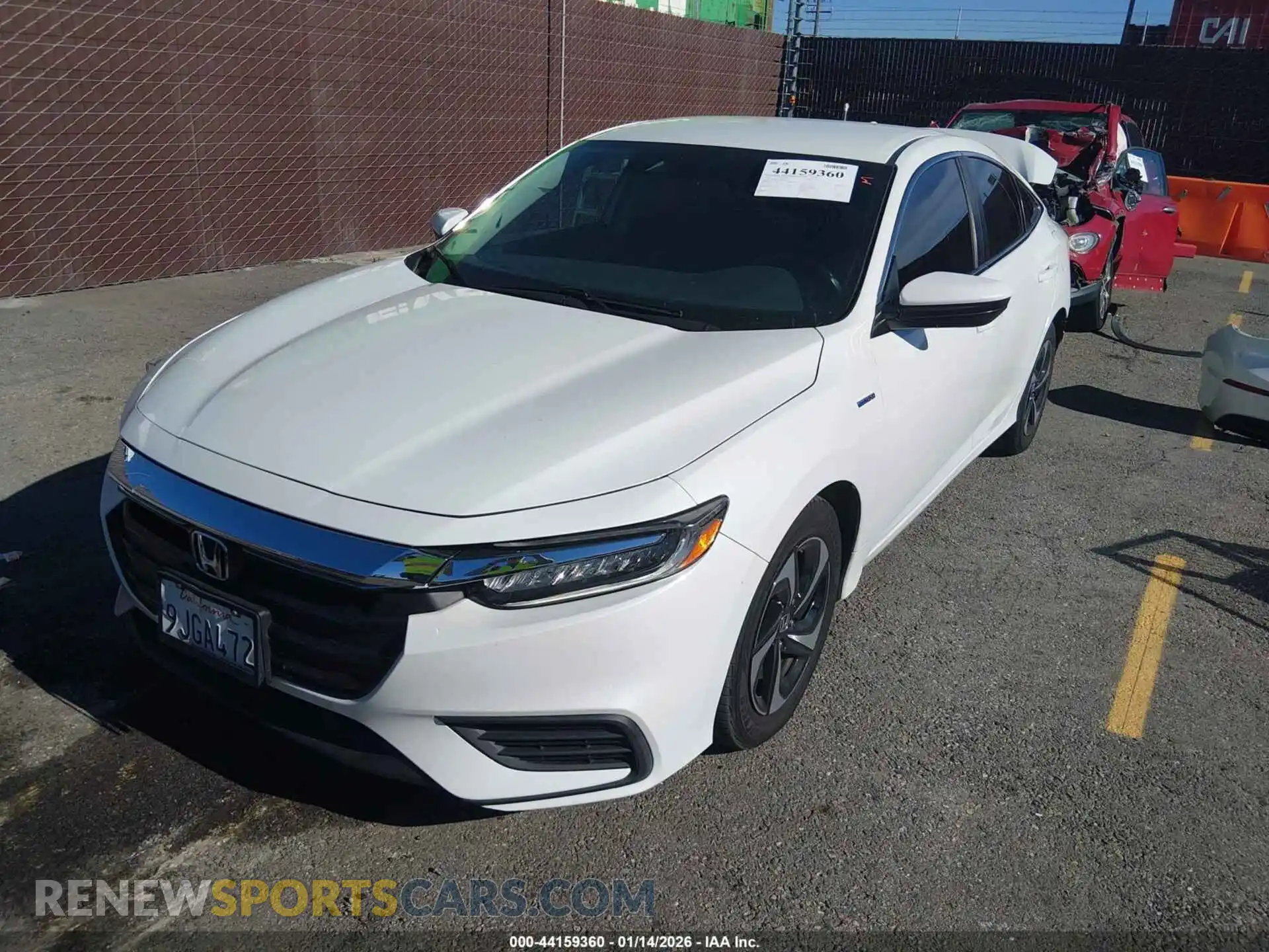 2 Photograph of a damaged car 19XZE4F57ME005289 HONDA INSIGHT 2021