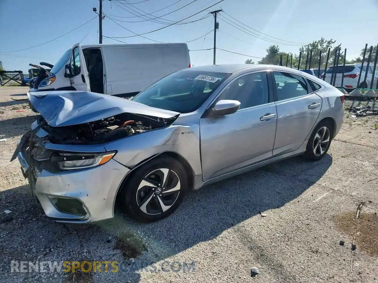 1 Фотография поврежденного автомобиля 19XZE4F57ME009617 HONDA INSIGHT 2021