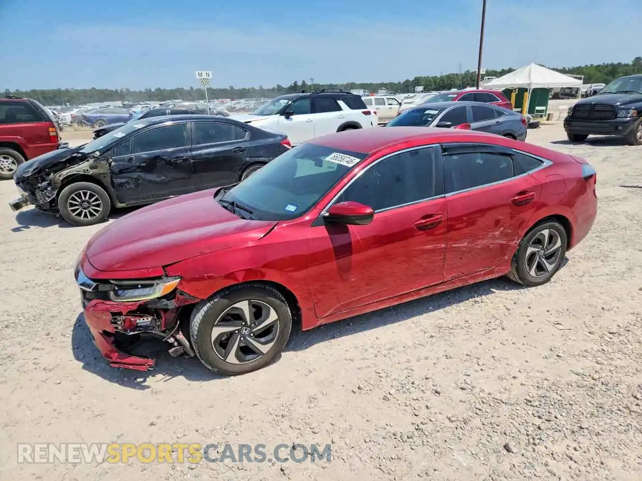 1 Photograph of a damaged car 19XZE4F58ME004894 HONDA INSIGHT 2021