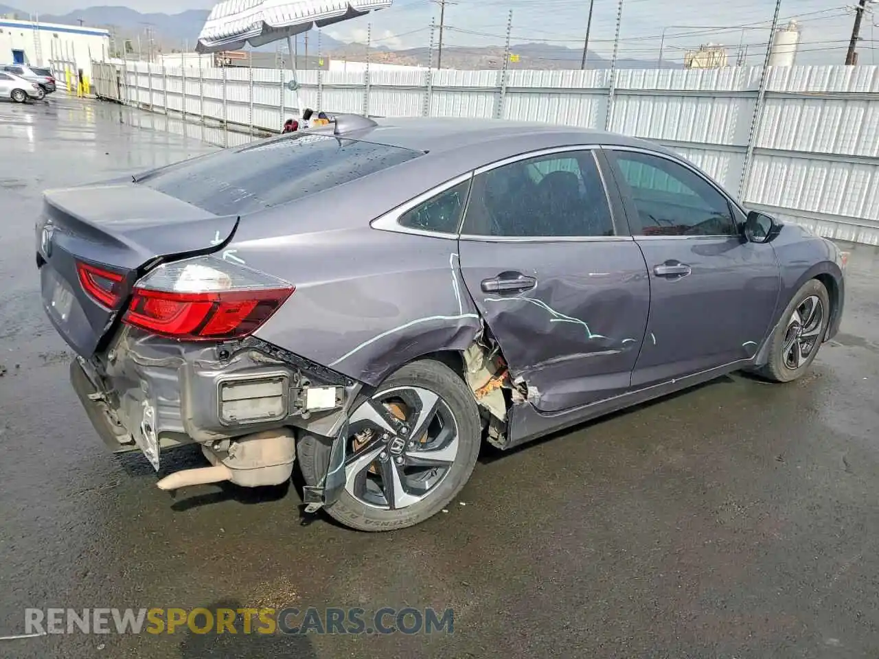 3 Photograph of a damaged car 19XZE4F58ME004989 HONDA INSIGHT 2021