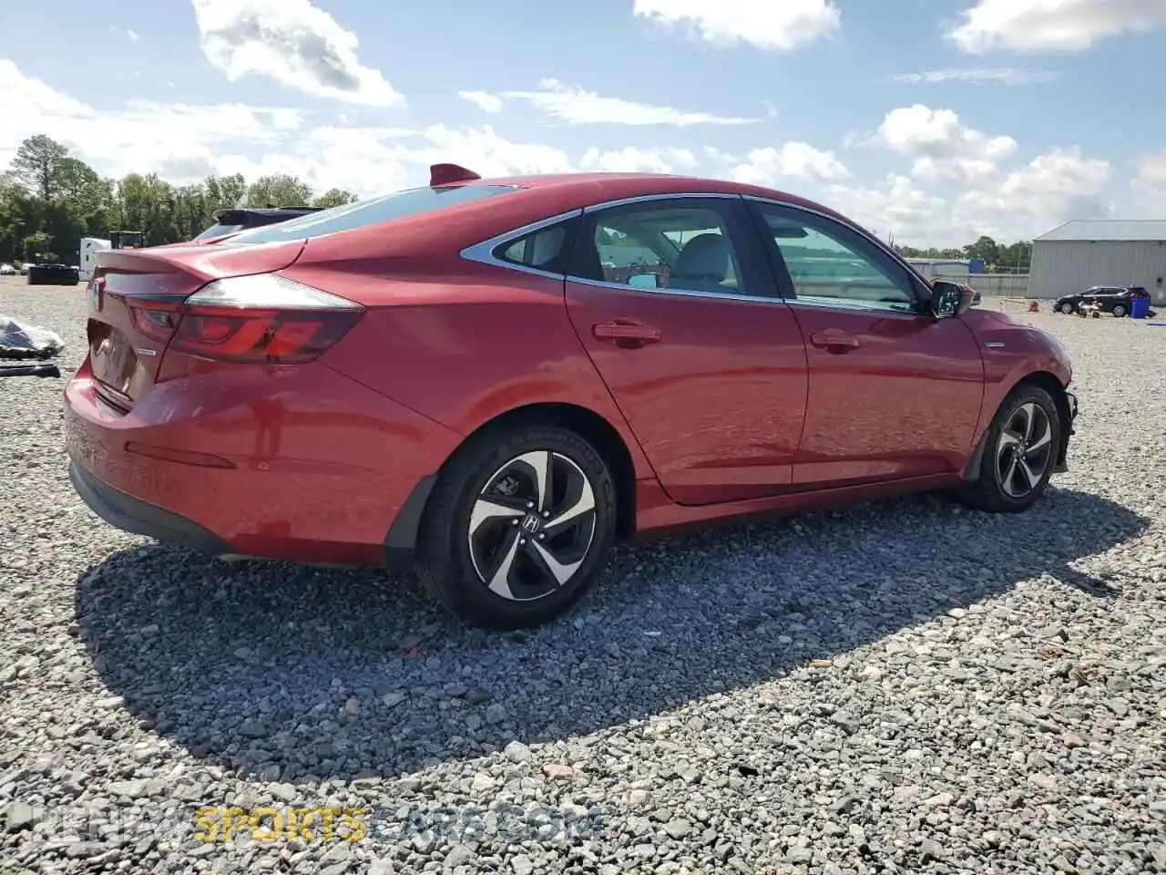 3 Photograph of a damaged car 19XZE4F58ME007178 HONDA INSIGHT 2021