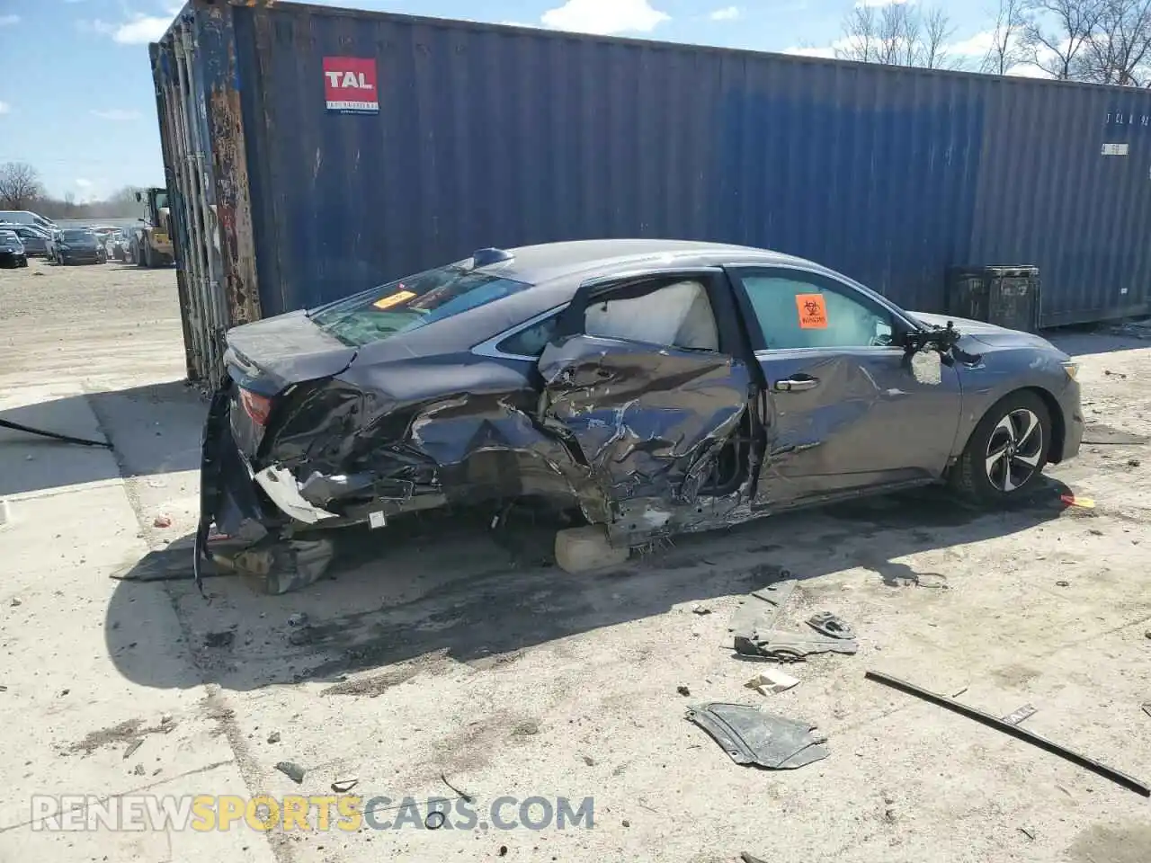 3 fotografías del automóvil dañado 19XZE4F58ME010789 HONDA INSIGHT 2021