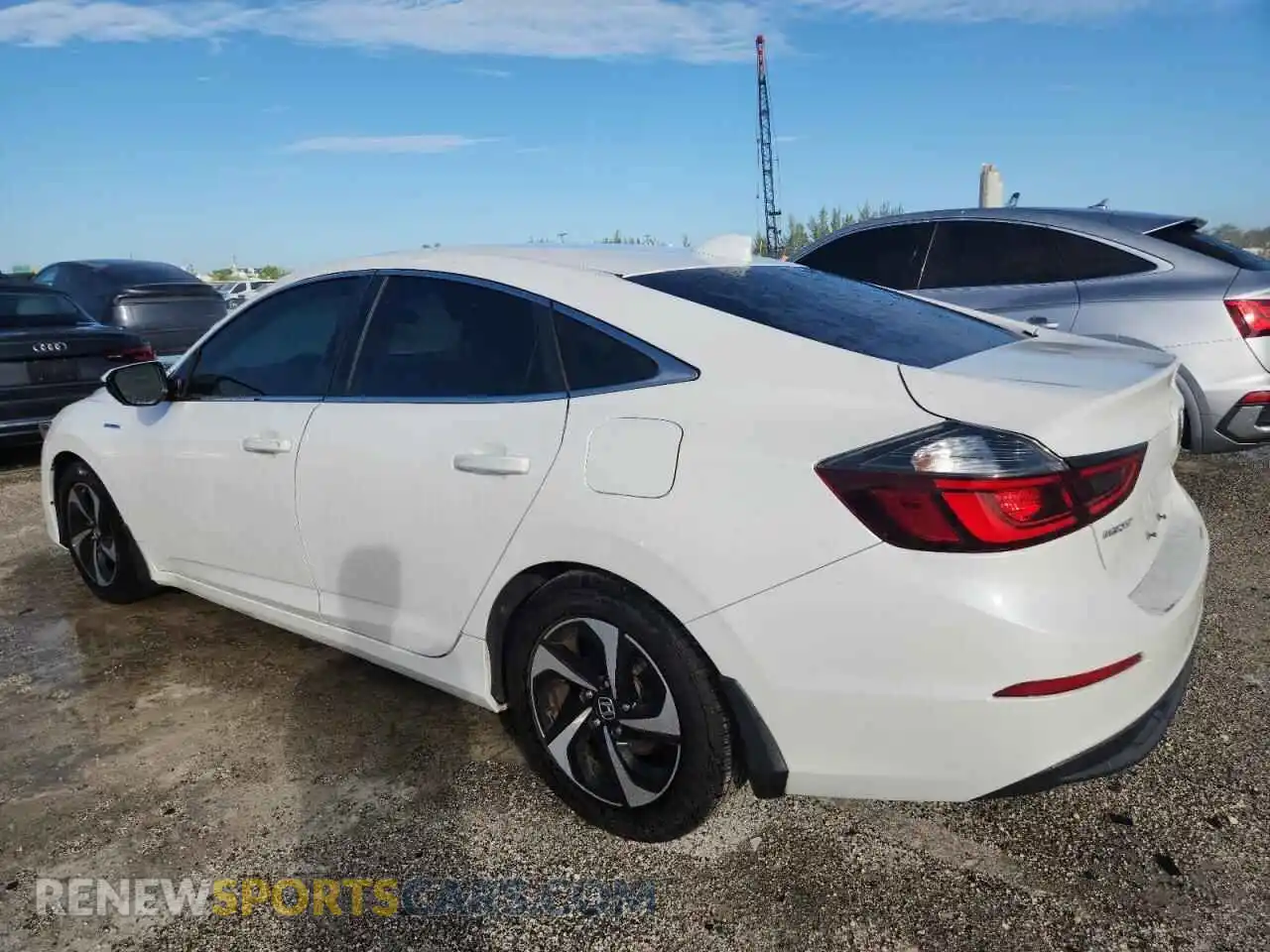2 Photograph of a damaged car 19XZE4F59ME003916 HONDA INSIGHT 2021