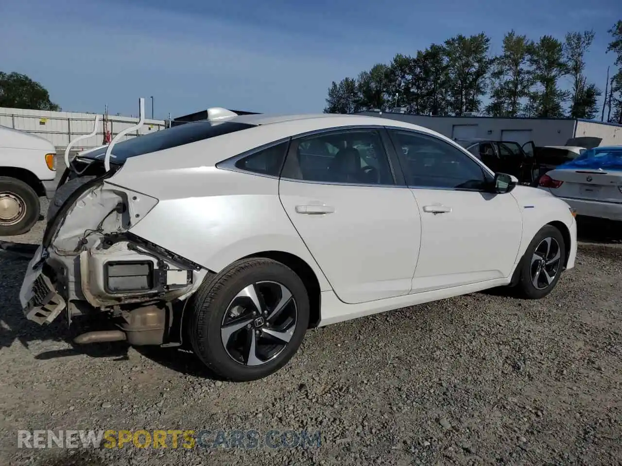 3 Photograph of a damaged car 19XZE4F59ME009828 HONDA INSIGHT 2021