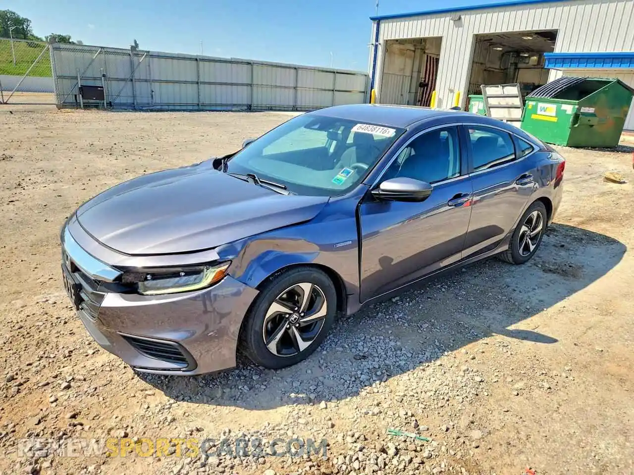 1 Фотография поврежденного автомобиля 19XZE4F59ME010848 HONDA INSIGHT 2021