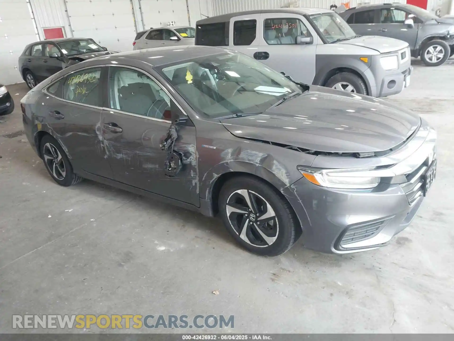 1 fotografías del automóvil dañado 19XZE4F59ME011093 HONDA INSIGHT 2021