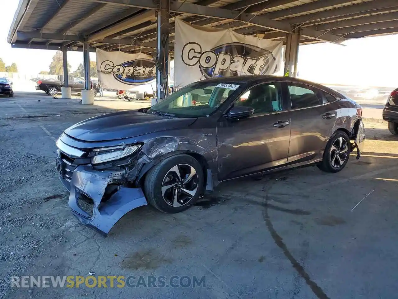 1 fotografías del automóvil dañado 19XZE4F5XME002421 HONDA INSIGHT 2021
