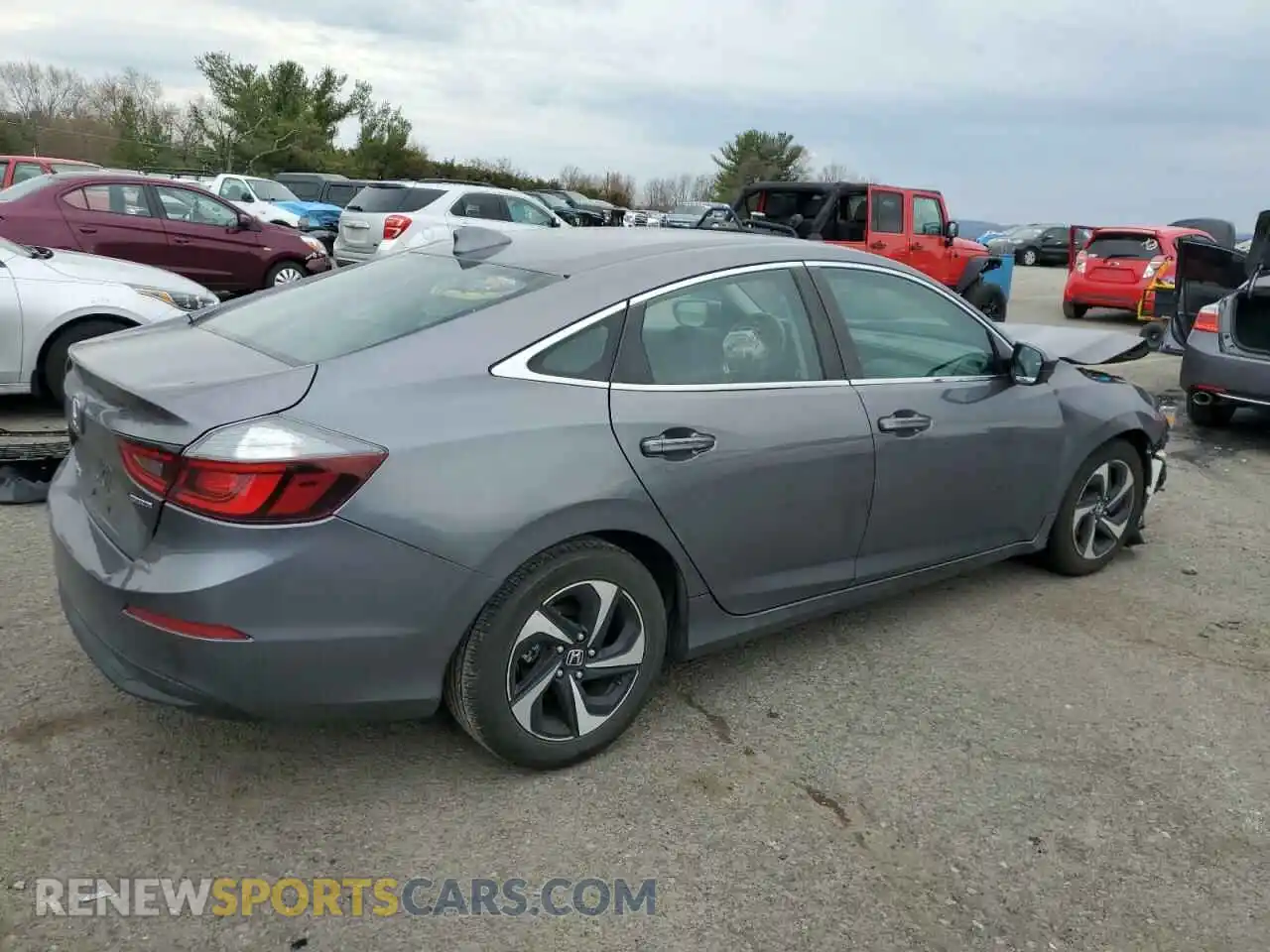 3 Photograph of a damaged car 19XZE4F5XME010454 HONDA INSIGHT 2021