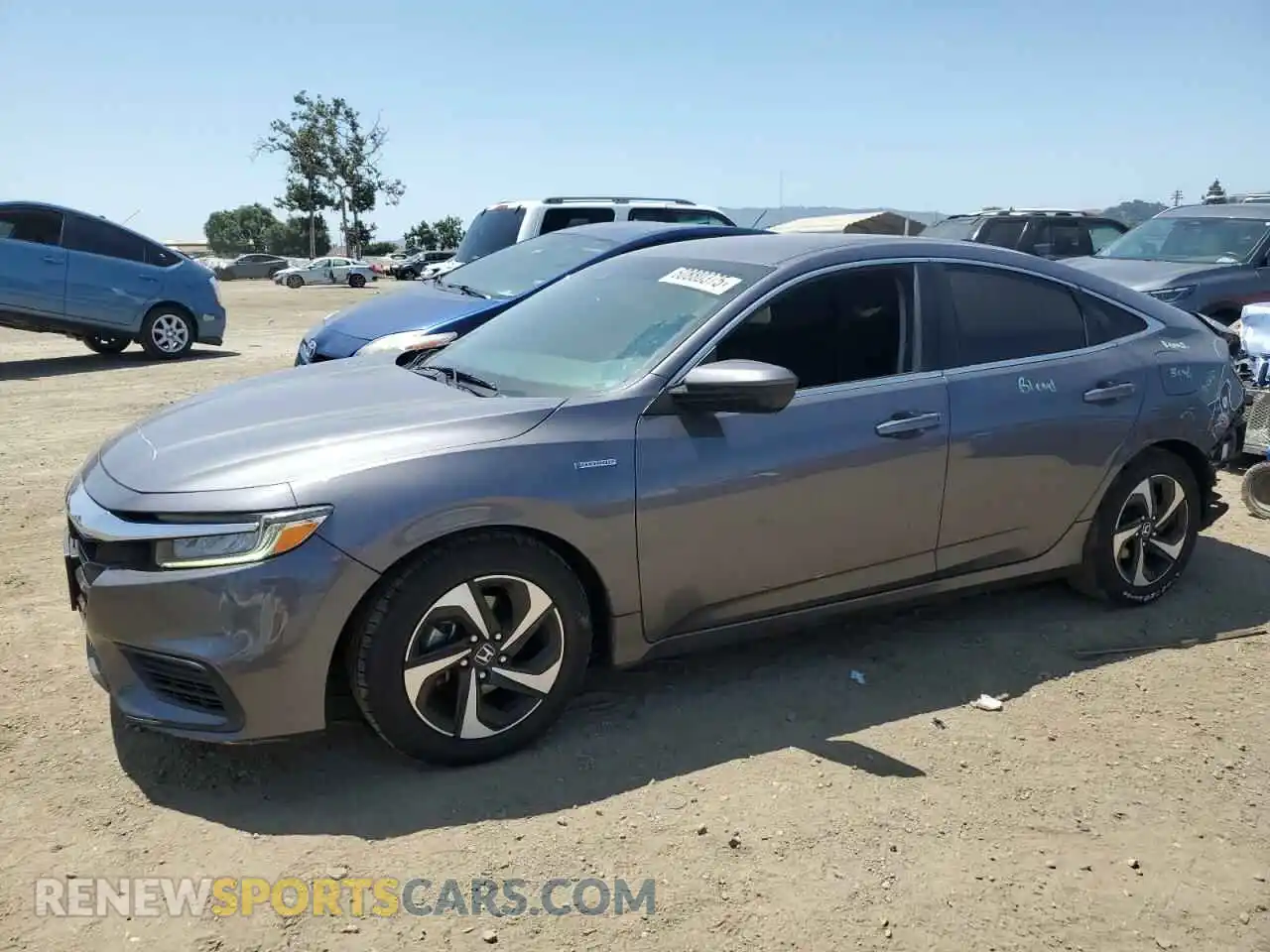 1 Photograph of a damaged car 19XZE4F5XME011362 HONDA INSIGHT 2021