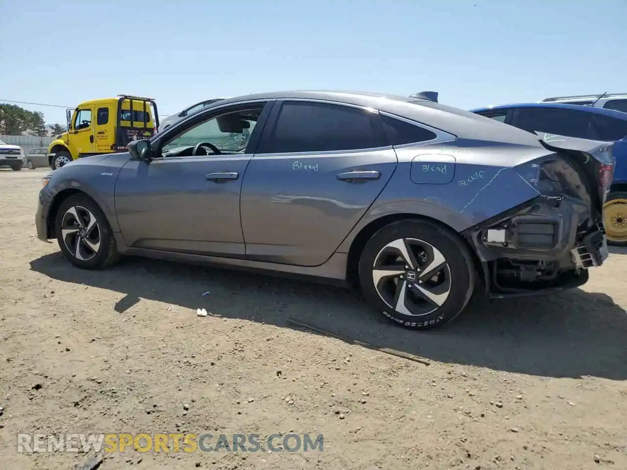 2 Photograph of a damaged car 19XZE4F5XME011362 HONDA INSIGHT 2021