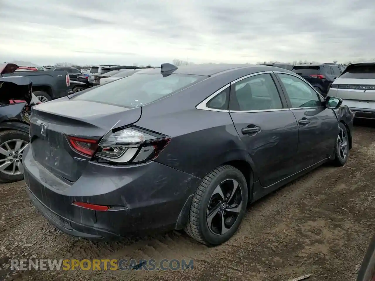 3 Photograph of a damaged car 19XZE4F5XME011961 HONDA INSIGHT 2021