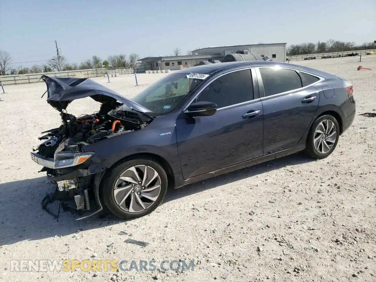 1 Photograph of a damaged car 19XZE4F91ME002536 HONDA INSIGHT 2021