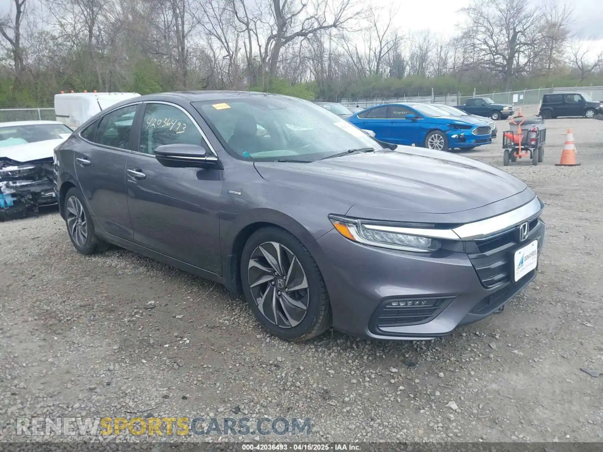 1 Photograph of a damaged car 19XZE4F91ME005517 HONDA INSIGHT 2021