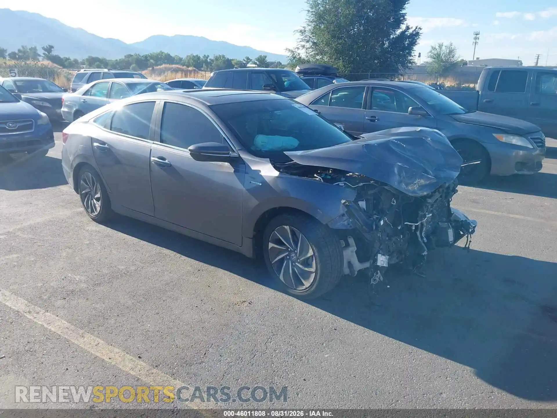1 Photograph of a damaged car 19XZE4F94ME002465 HONDA INSIGHT 2021