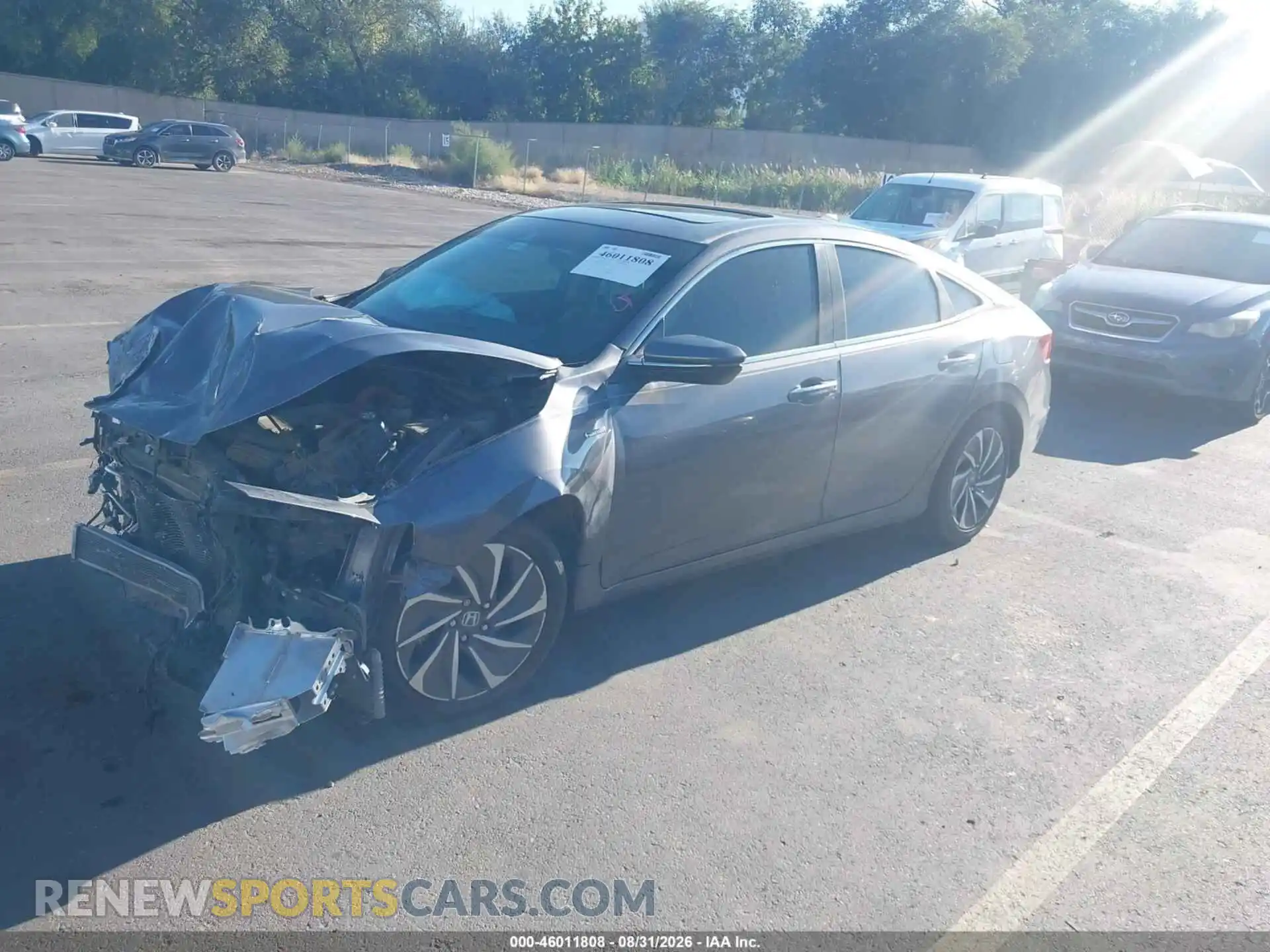 2 Photograph of a damaged car 19XZE4F94ME002465 HONDA INSIGHT 2021