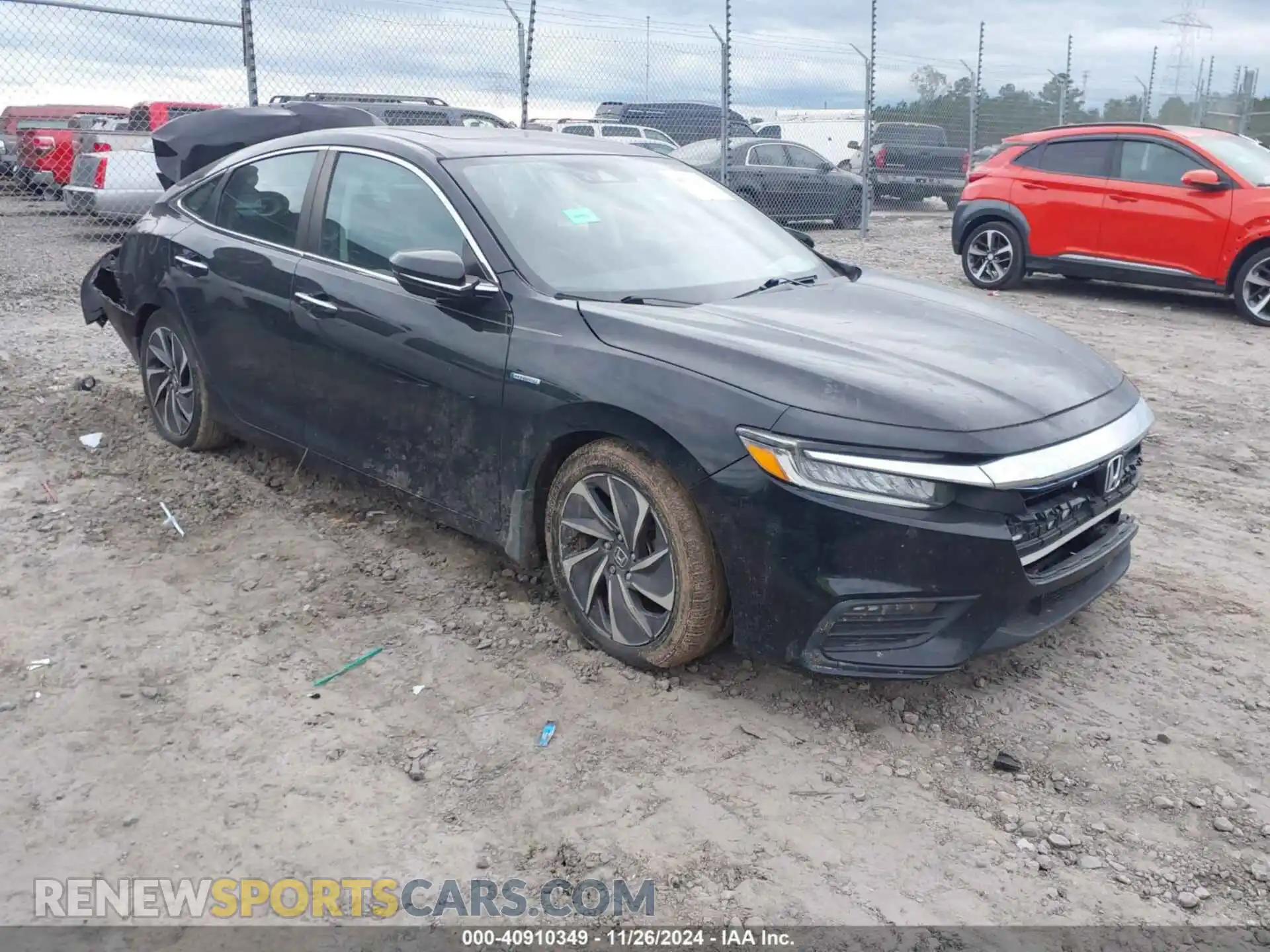 1 Photograph of a damaged car 19XZE4F96ME002760 HONDA INSIGHT 2021