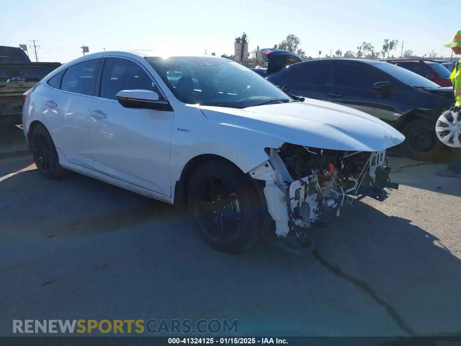 1 Photograph of a damaged car 19XZE4F96ME006310 HONDA INSIGHT 2021