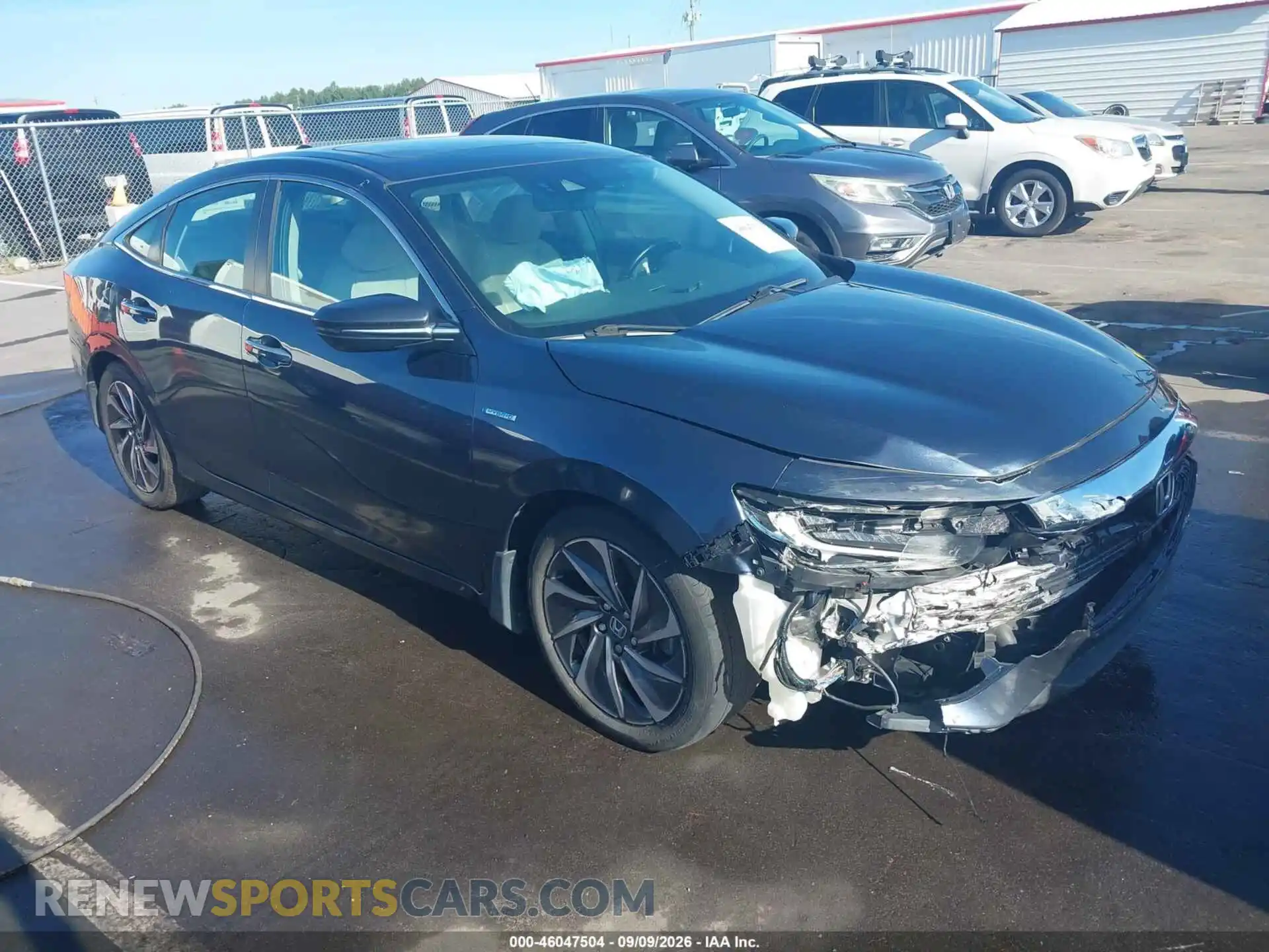 1 Фотография поврежденного автомобиля 19XZE4F98ME007393 HONDA INSIGHT 2021