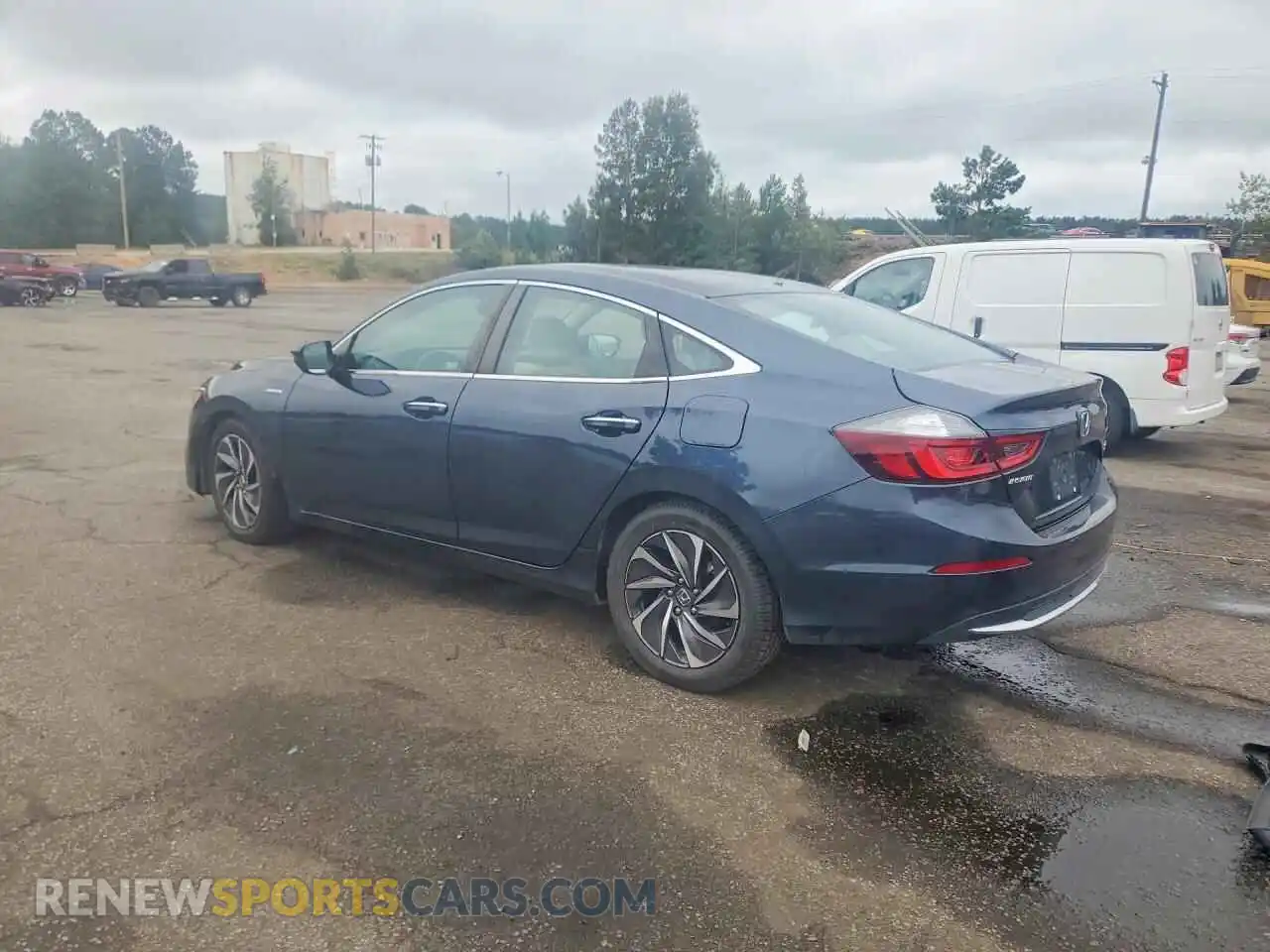 2 Фотография поврежденного автомобиля 19XZE4F99ME001537 HONDA INSIGHT 2021