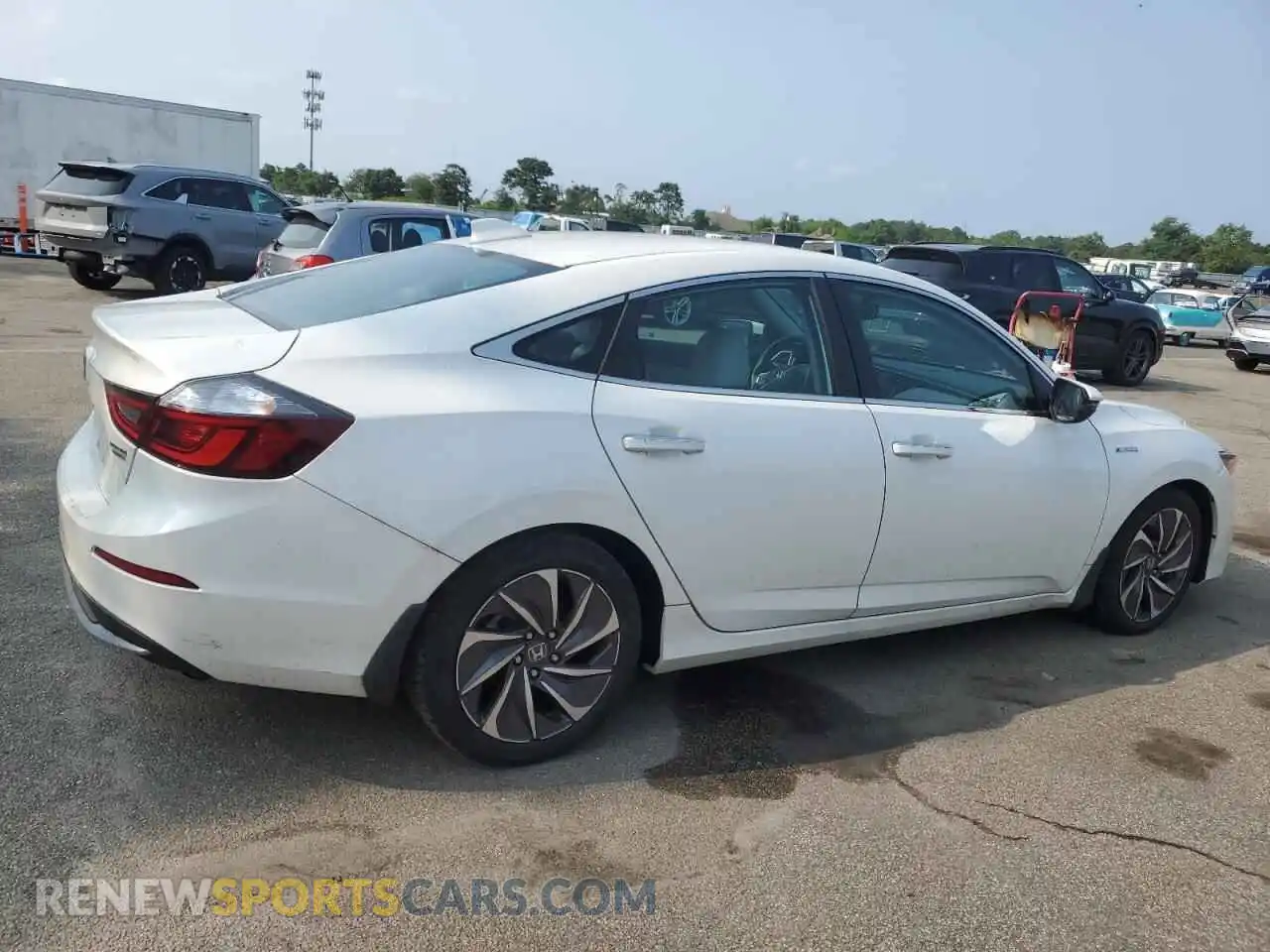 3 Фотография поврежденного автомобиля 19XZE4F9XME007850 HONDA INSIGHT 2021