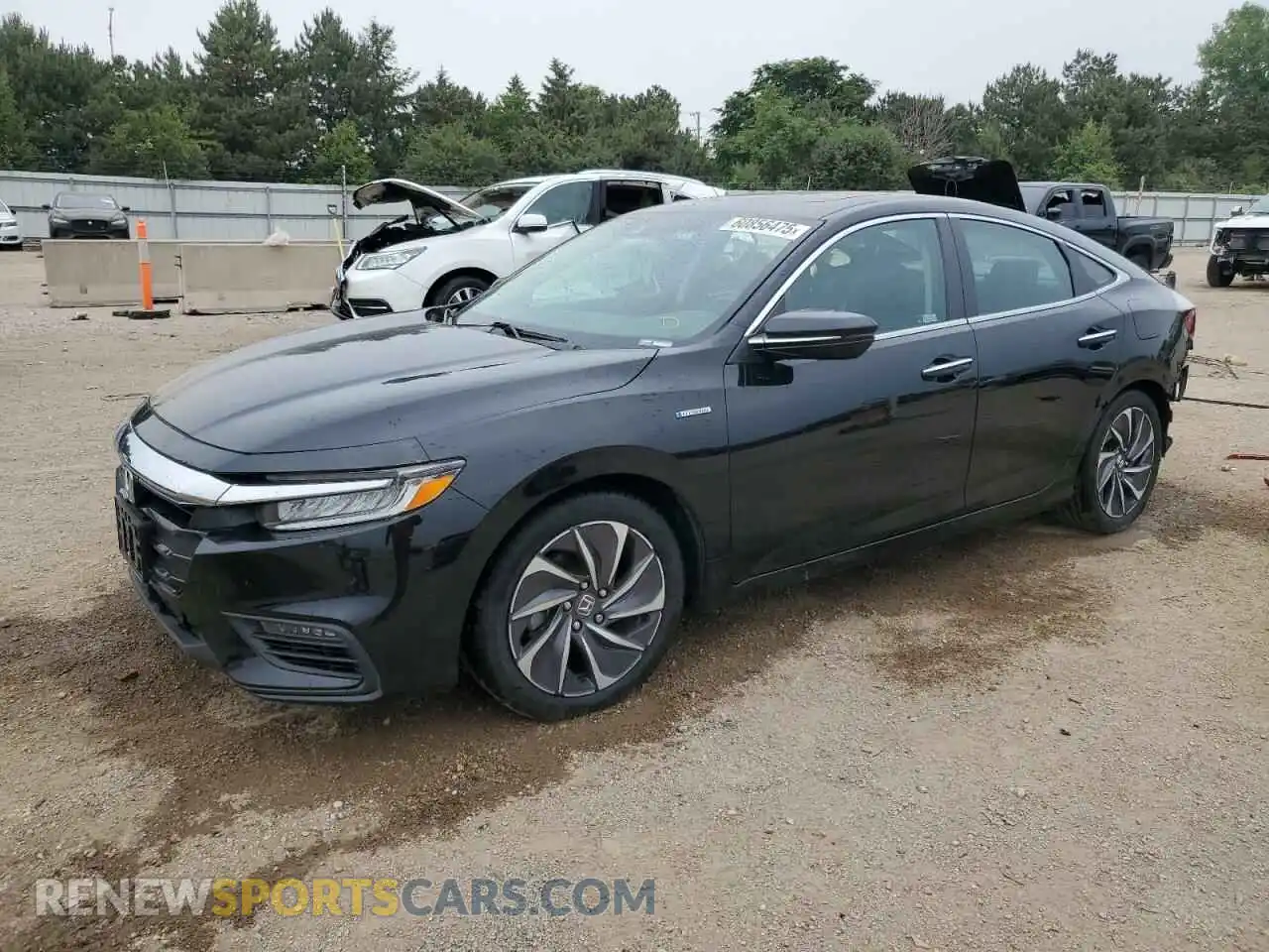 1 Photograph of a damaged car 19XZE4F94NE011720 HONDA INSIGHT 2022