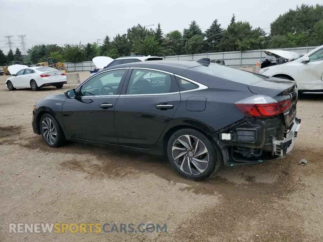 2 Photograph of a damaged car 19XZE4F94NE011720 HONDA INSIGHT 2022