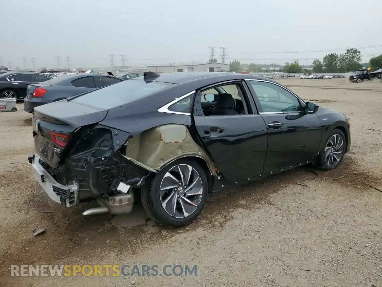 3 Photograph of a damaged car 19XZE4F94NE011720 HONDA INSIGHT 2022