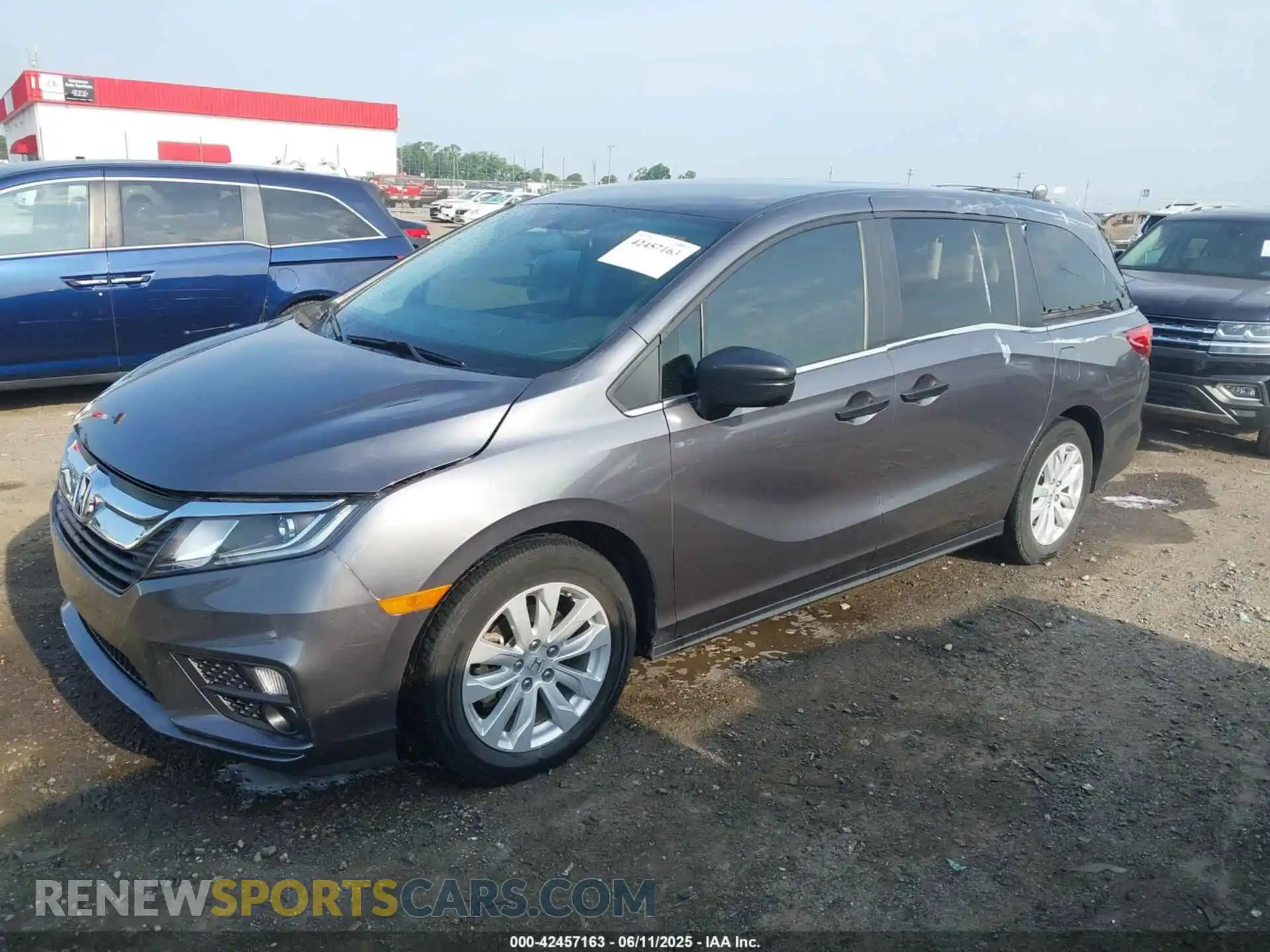 2 Photograph of a damaged car 5FNRL6H20KB031549 HONDA ODYSSEY 2019