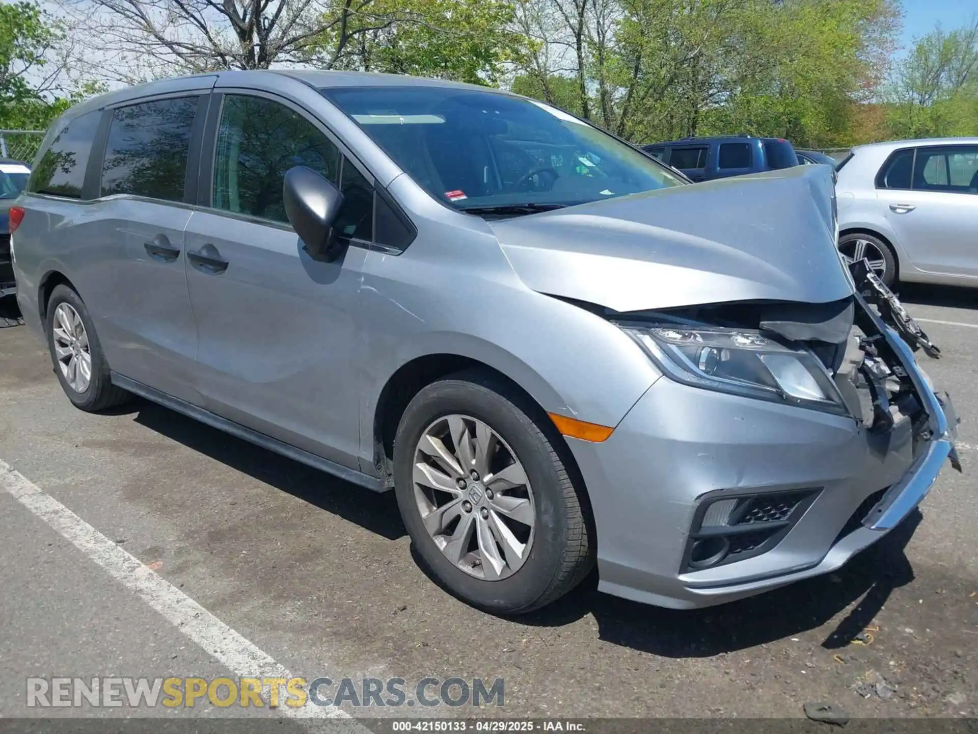 1 Фотография поврежденного автомобиля 5FNRL6H20KB074790 HONDA ODYSSEY 2019