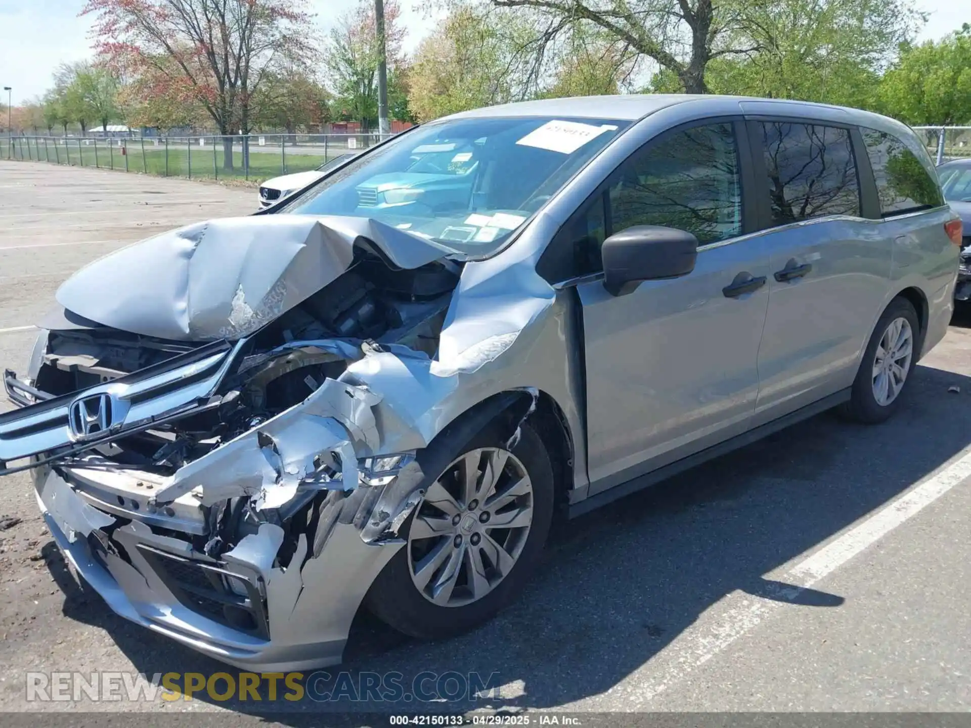 2 Фотография поврежденного автомобиля 5FNRL6H20KB074790 HONDA ODYSSEY 2019