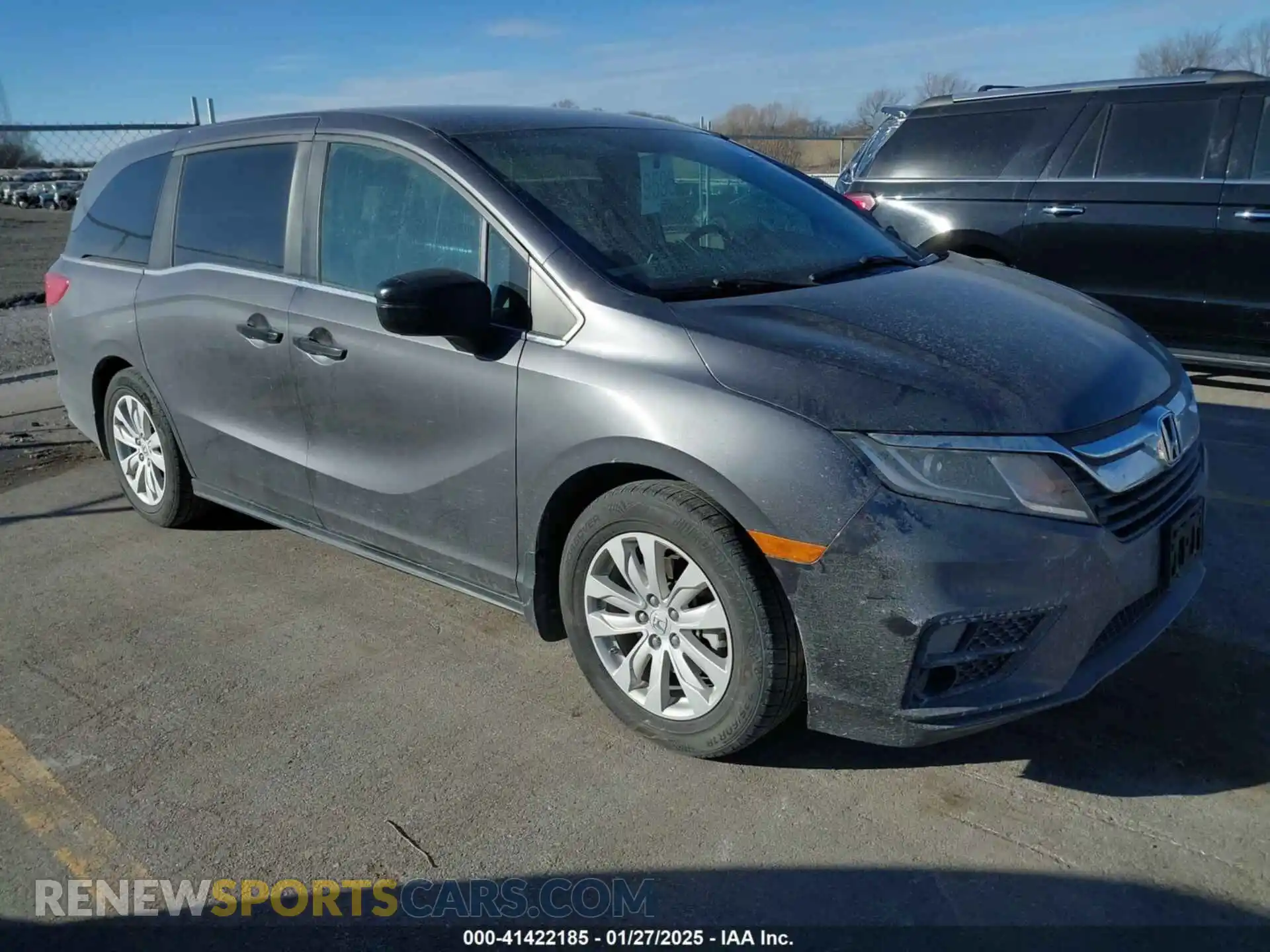 1 Photograph of a damaged car 5FNRL6H21KB057139 HONDA ODYSSEY 2019